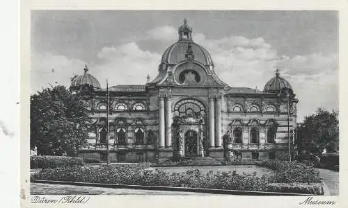 [Ansichtskarte] 5160 DÜREN, Museum, 1942, Verlag Pohlen. 