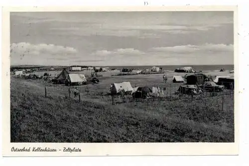 2436 KELLENHUSEN, Zeltplatz, Oldtimer, 1953