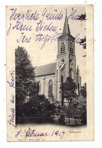 [Ansichtskarte] UTRECHT - BAARN, R.K. Kerk, 1917, Uitg. Boon. 