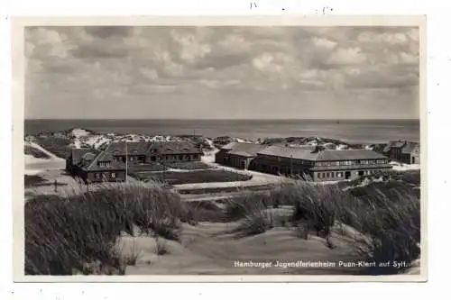 [Ansichtskarte] 2280 SYLT - RANTUM, Ferienlager PUAN KLENT, 1933, eigener Poststempel. 