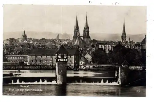 [Ansichtskarte] 3500 KASSEL, Blick von der Hafenbrücke. 