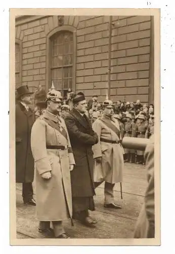 [Ansichtskarte] 0-8000 DRESDEN, Trauerzug,  Beisetzung König Friedrich August III. 22.2.1932 Hofkirche, Photo Hüter. 