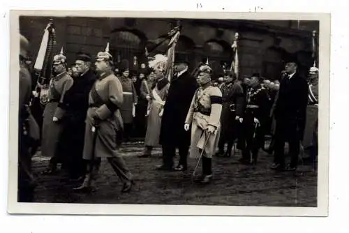 [Ansichtskarte] 0-8000 DRESDEN, Trauerzug,  Beisetzung König Friedrich August III. 22.2.1932 Hofkirche. 