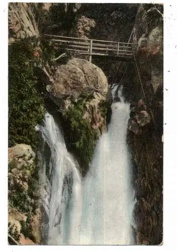 [Ansichtskarte] I 38066 RIVA del Garda, Cascate del Ponale, Werbe - Zudruck Dr. E. Weber's Alpenkräutertee, Verlag Stengel, kl. Knick. 