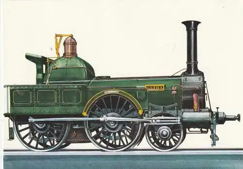 EISENBAHN / RAILWAY, "GOTHA" 1B Lokomotive, Bj. 1855