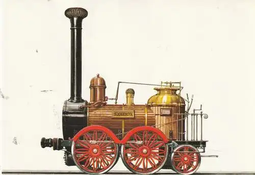 EISENBAHN / RAILWAY, "SAXONIA" B1 Lokomotive, Bj. 1838