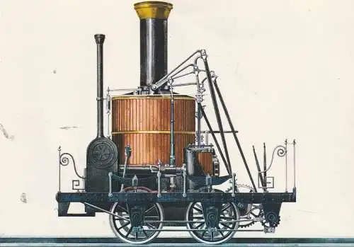EISENBAHN / RAILWAY, "COLUMBUS" B Lokomotive, Bj. 1835