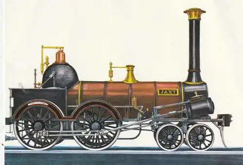 EISENBAHN / RAILWAY, "JAXT" 2B Lokomotive, Bj. 1845