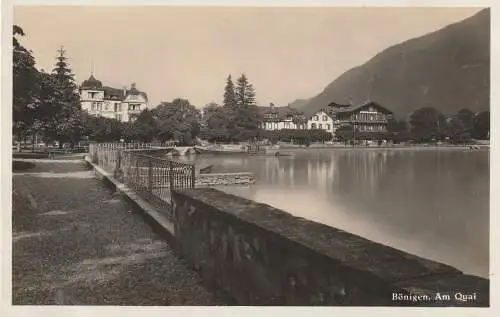 CH 3806 BÖNIGEN BE, Am Quai, Verlag D'Aguanno - Zinali