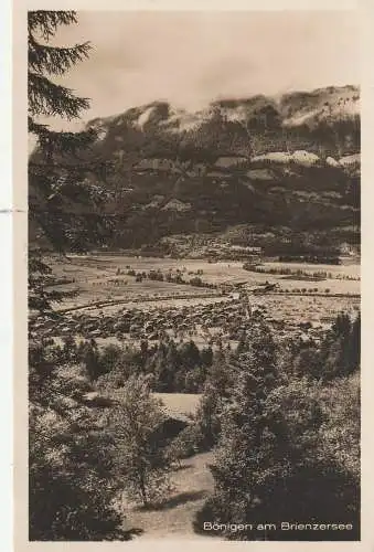 CH 3806 BÖNIGEN BE, Blick über den Ort, Verlag Photoglob