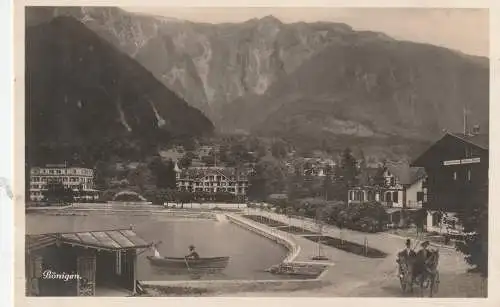 CH 3806 BÖNIGEN BE, Hotel & Pension Belle-Rive, Parc Hotel Bönigen, Verlag Zobrist - Coiffeur