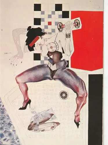 [Ansichtskarte] KÜNSTLER / ARTIST - ELISABETH MANCHUELLE, "OLYMPIA". 