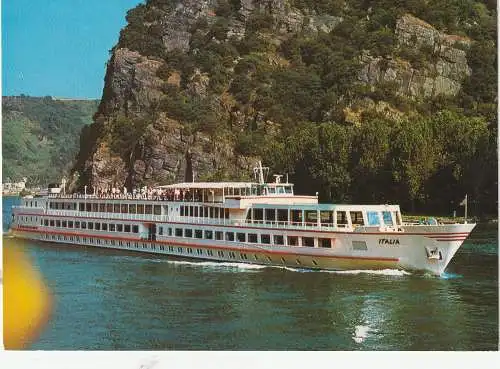 [Ansichtskarte] BINNENSCHIFFE - RHEIN, Köln - Düsseldorfer "ITALIA". 