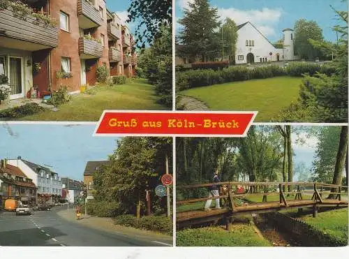 5000 KÖLN - BRÜCK, 4 Ansichten