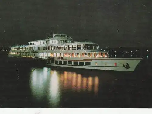 [Ansichtskarte] BINNENSCHIFFE - RHEIN, Köln - Düsseldorfer "DRACHENFELS". 