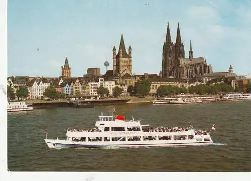 [Ansichtskarte] BINNENSCHIFFE - RHEIN, "WILLI OSTERMANN", Dampfschifffahrt Colonia. 