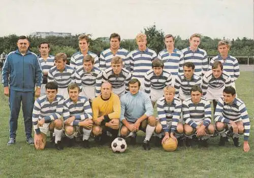 [Ansichtskarte] FUSSBALL - MSV DUISBURG, Mannschaft, Pirsig, Bella, Kremer, Heidemann.... 1969/70. 