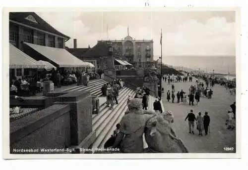 [Ansichtskarte] 2280 SYLT - WESTERLAND, Strandpromenade. 