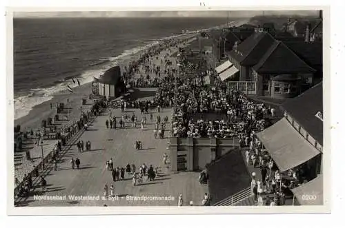 [Ansichtskarte] 2280 SYLT - WESTERLAND, Strandpromenade. 