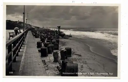 [Ansichtskarte] 2280 SYLT - WESTERLAND, Kommende Flut. 