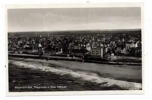 [Ansichtskarte] 2280 SYLT - WESTERLAND, Fliegeraufnahme. 