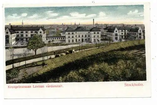 [Ansichtskarte] S 116 00 STOCKHOLM - KUNGSHOLM, Kronprinsessan Lovisas vardanstalt, ca. 1900, undivided back. 