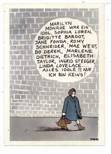 [Ansichtskarte] HUMOR - PAPAN, "IDOLE". 