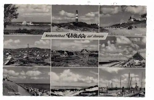 [Ansichtskarte] 2278 WITTDÜN / Amrum, 9 Ansichten, 1969. 