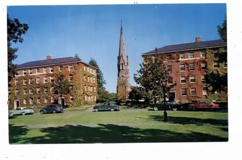 [Ansichtskarte] USA - MASSACHUSETTS - AMHERST, Amherst College, James and Stearns Halls, Oldtimer. 