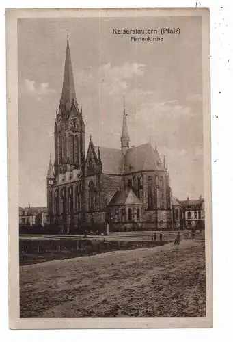 [Ansichtskarte] 6750 KAISERSLAUTERN, Marienkirche. 
