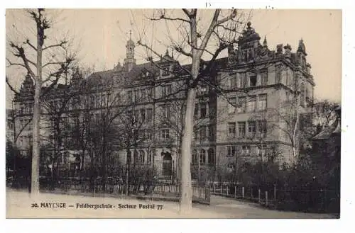 [Ansichtskarte] 6500 MAINZ, Feldbergschule. 