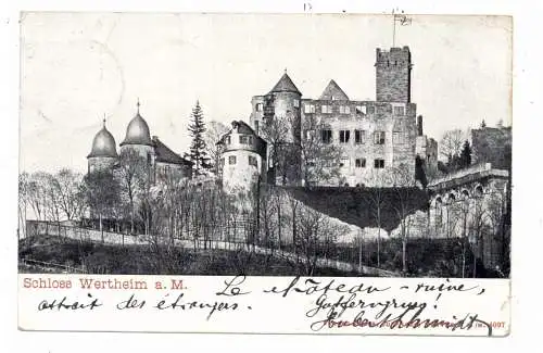 6980 WERTHEIM, Schloßruine, 1903