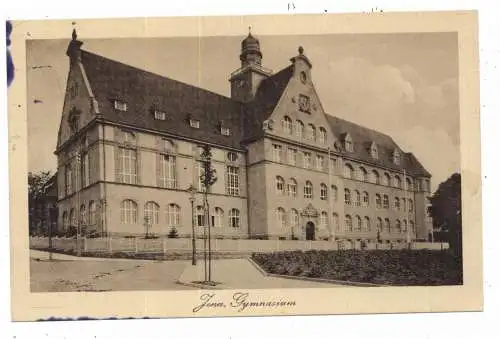 [Ansichtskarte] 0-6900 JENA, Gymnasium, Verlag Friedrich. 