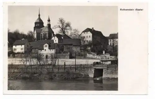 [Ansichtskarte] 0-6901 ROTHENSTEIN, Blick von der Saale, 1035. 