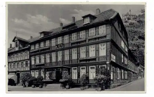 [Ansichtskarte] 0-3706 WERNIGERODE, Hotel Deutsches Haus, 1938. 