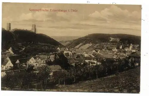 [Ansichtskarte] 0-4804 ECKARTSBERGA, Blick über den Ort, Verlag Stock. 