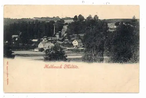 [Ansichtskarte] 0-8251 KLIPPHAUSEN - MILTITZ, Kalkwerk, ca. 1905. 