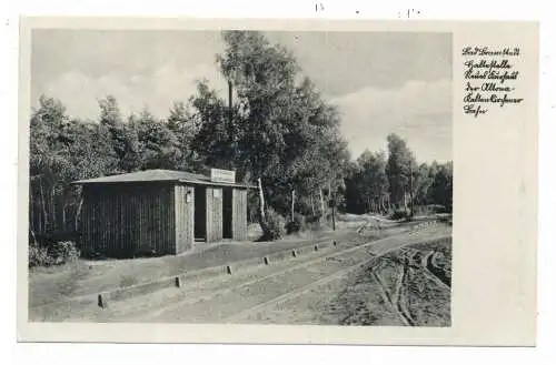 2357 BAD BRAMSTEDT, Haltestelle der Altona - Kaldenkirchener Bahn am Kurhaus, 30er jahre