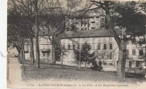 6208 BAD SCHWALBACH / LANGENSCHWALBACH, die neuen Kasernen, 1925