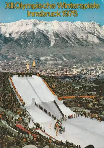 [Ansichtskarte] OLYMPIA 1976 INNSBRUCK, Eröffnungsfeier. 