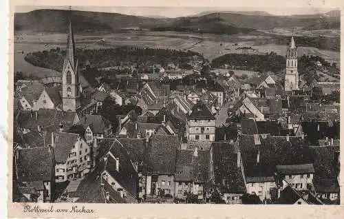 [Ansichtskarte] 7210 ROTTWEIL, Blick über den Ort. 