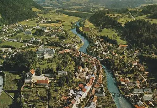 A 8850 MURAU, Luftaufnahme 1957