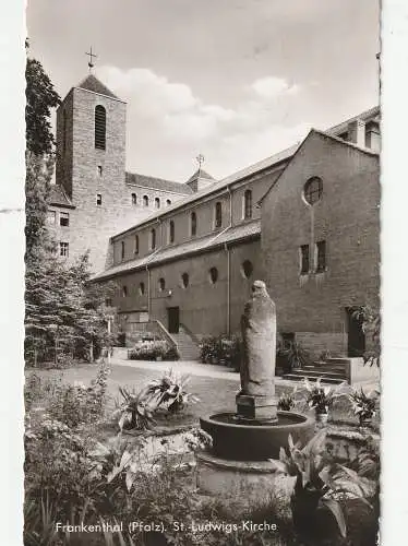 6710 FRANKENTHAL, St. Ludwigs - Kirche, 1963