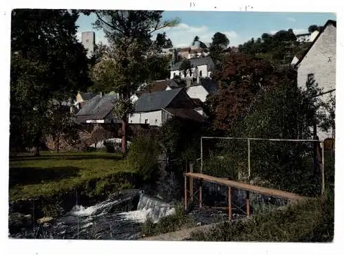 5544 SCHÖNECKEN - WETTELDORF, Blick zur Burg, 1965
