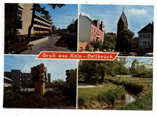 [Ansichtskarte] 5000 KÖLN - DELLBRÜCK, 3 Ansichten. 