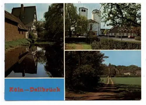 [Ansichtskarte] 5000 KÖLN - DELLBRÜCK, 3 Ansichten. 