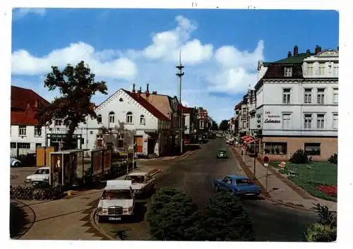 2890 NORDENHAM, Bahnhofstrasse, Cafe Lohmann, Oldtimer MERCEDES - BENZ, BMW, FORD