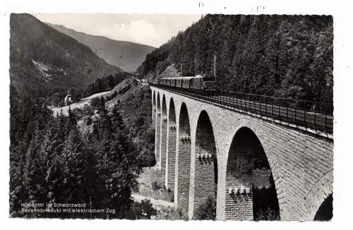 EISENBAHN / RAILWAY, Elektrischer Zug auf dem Ravennaviadukt, 195...