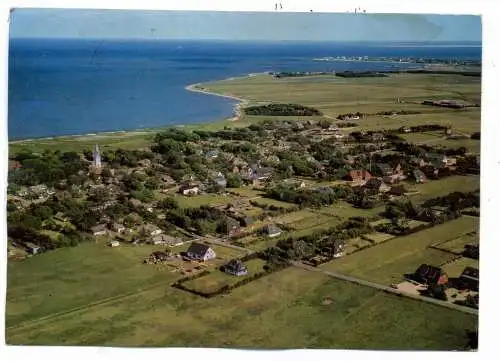 [Ansichtskarte] 2278 NEBEL / Amrum, Luftaufnahme. 