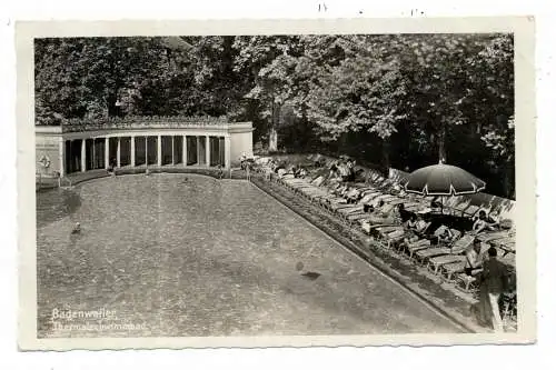 7847 BADENWEILER, Thermalschwimmbad, 1936